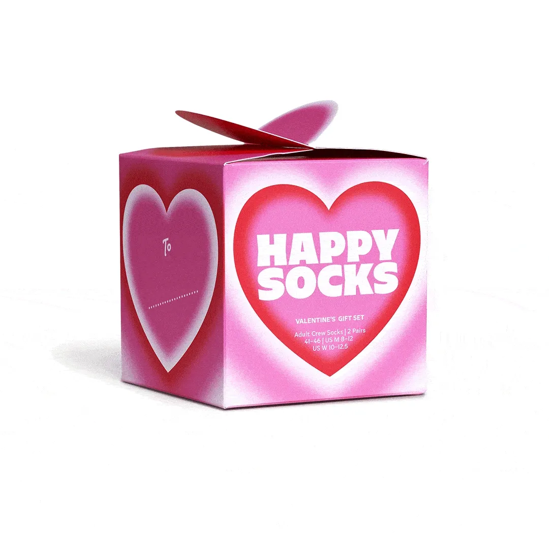 2-Pack Valentine’s Socks Gift Set