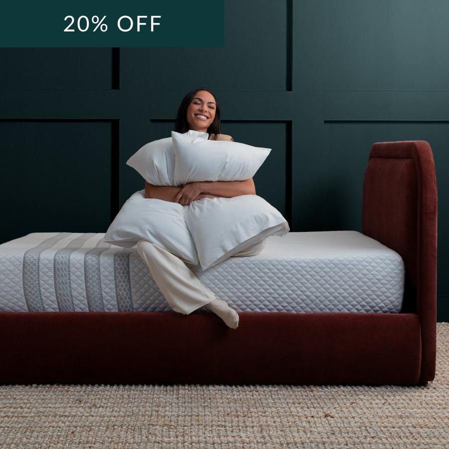 20% off mattresses + 2&nbsp;FREE pillows ($180&nbsp;value)
