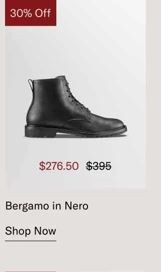 Bergamo in Nero. Shop Now