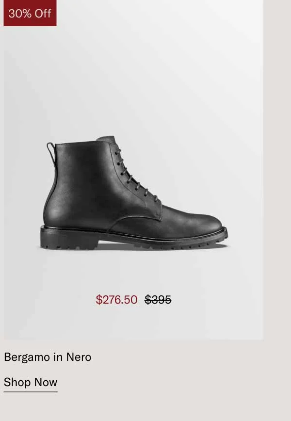 Bergamo in Nero. Shop Now