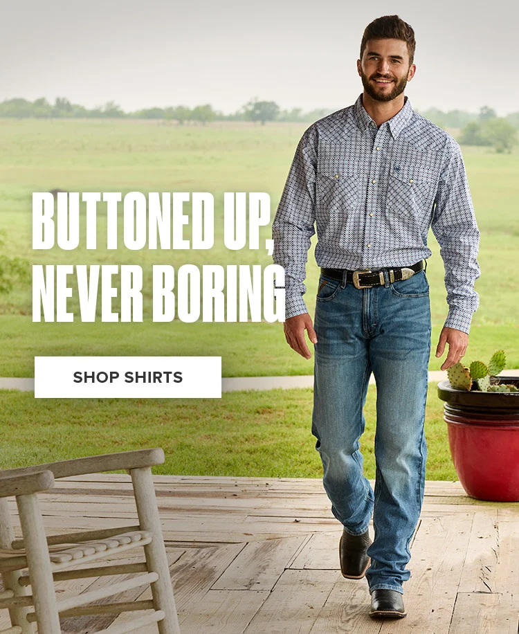 BUTTONED UP, NEVER BORING. | SHOP SHIRTS