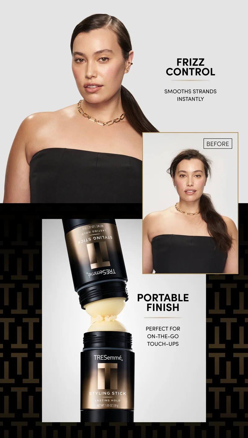 Frizz control | Smooths strands instantly | Portable finish | Perfect for on-the-go touch-ups