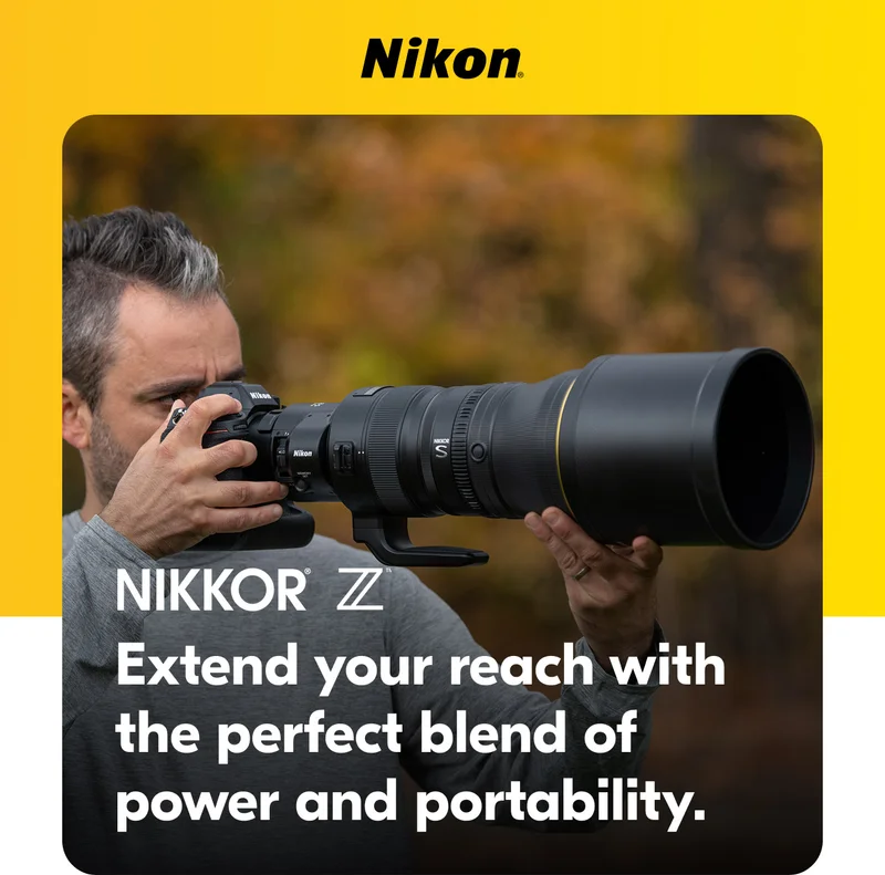 Nikon | NIKKOR Z - Extend your reach with the perfect blend of power and portability.