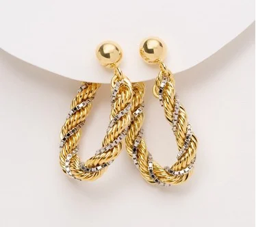 David Markstein Premier "Duetto" Rope and Box Earring