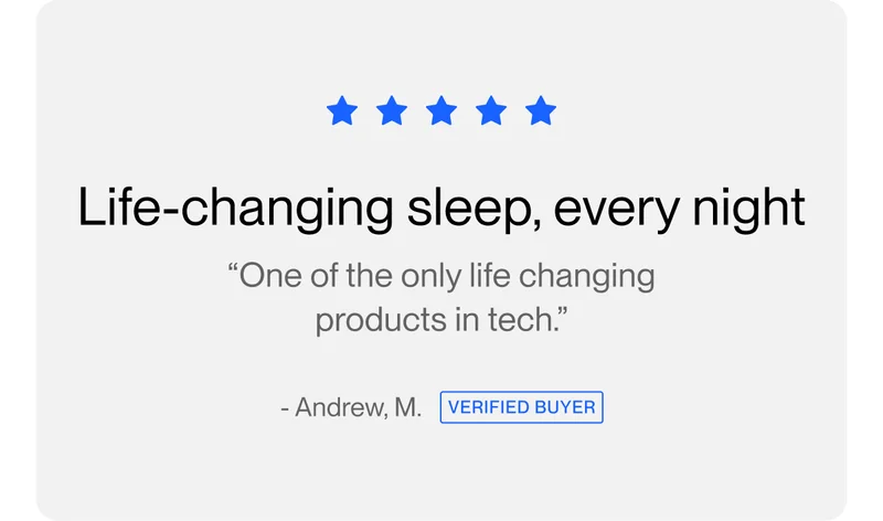 Life-changing sleep, every night