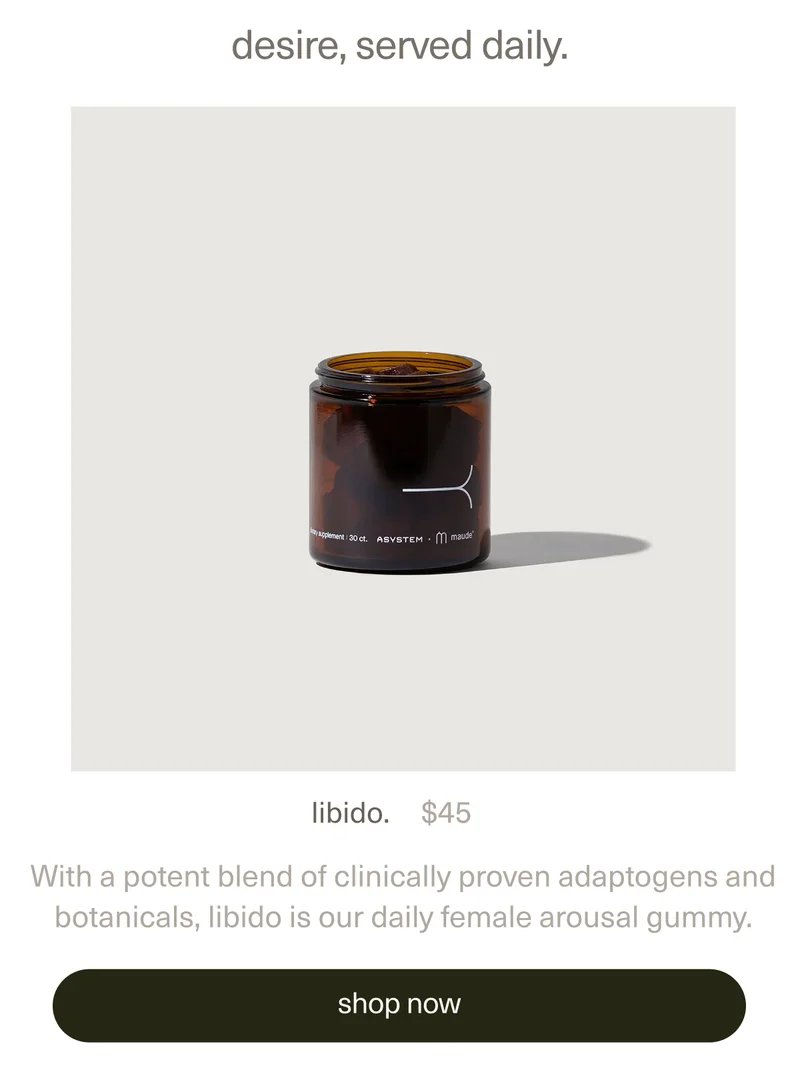libido | shop now