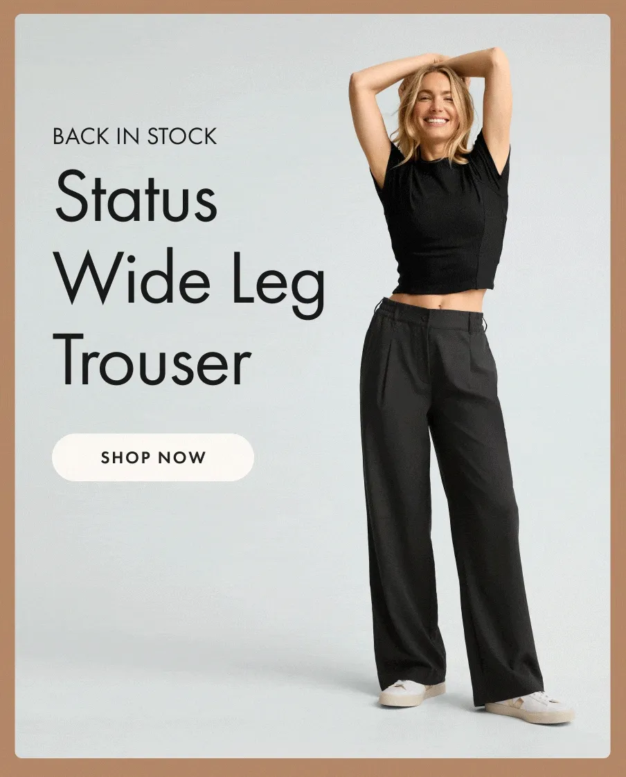 Shop Status Wide Leg Trouser