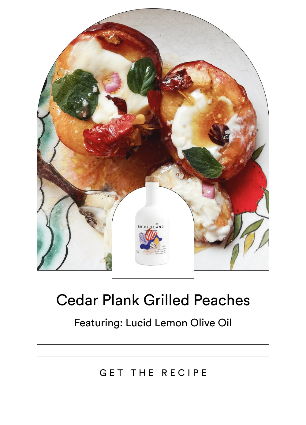 Cedar Plank Grilled Peaches [ Get the Recipe ]
