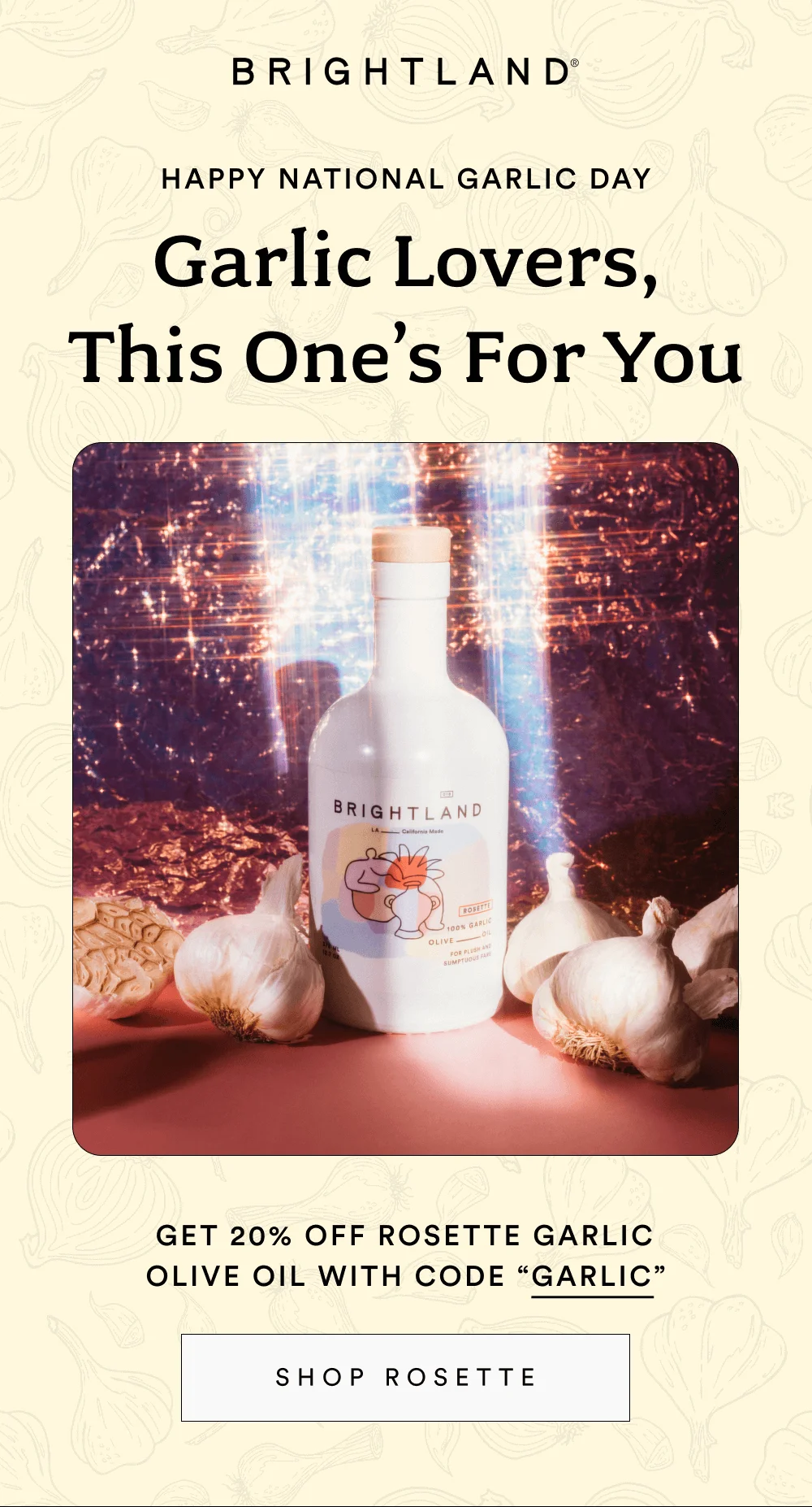 Garlic Lovers, This One’s For You  [ SHOP NOW ]