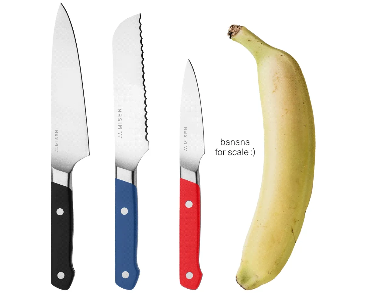Misen Blue Knives