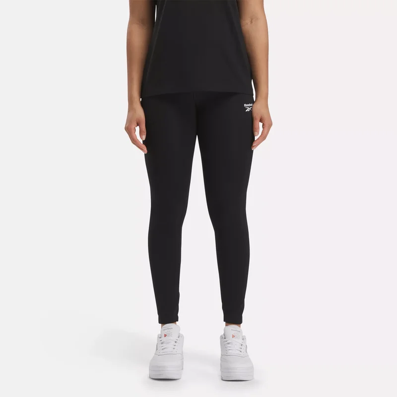 Image of Women's Reebok Identity Small Logo Cotton Leggings