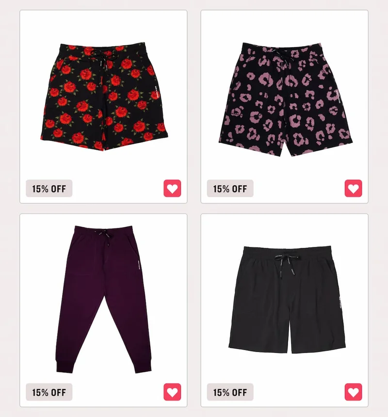 15% off SuperSoft styles