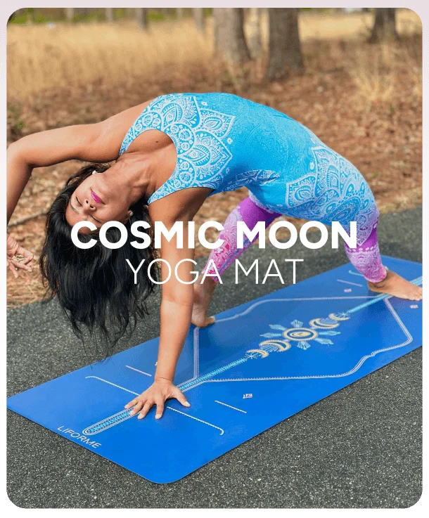 Cosmic Moon Yoga Mat