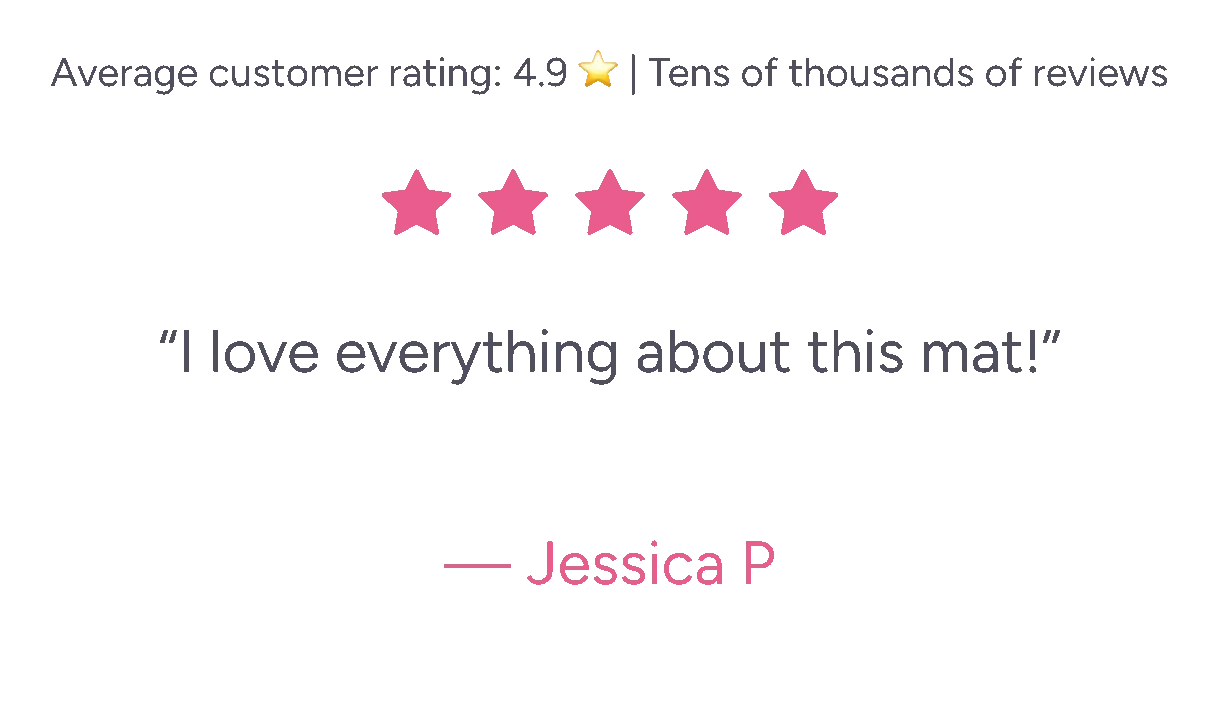 Liforme 5 star customer reviews