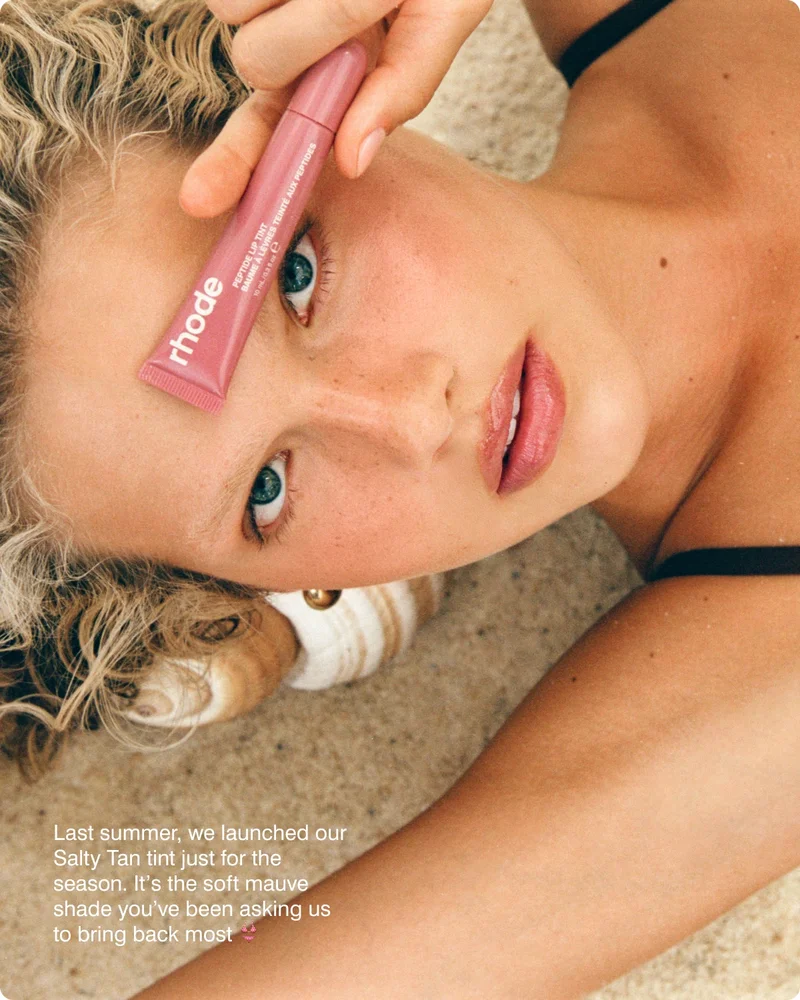 Last summer, we launched our Salty Tan tint just for the season. It’s the soft mauve shade you’ve been asking us to bring back most 👙