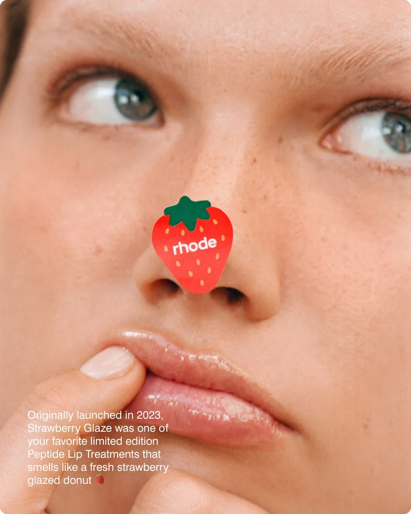 Originally launched in 2023, Strawberry Glaze was one of your favorite limited edition Peptide Lip Treatments that smells like a fresh strawberry glazed donut&nbsp;🍓