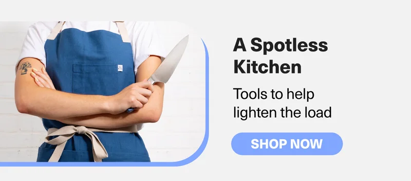 A Spotless Kitchen - Tools to help lighten the load. SHOP NOW