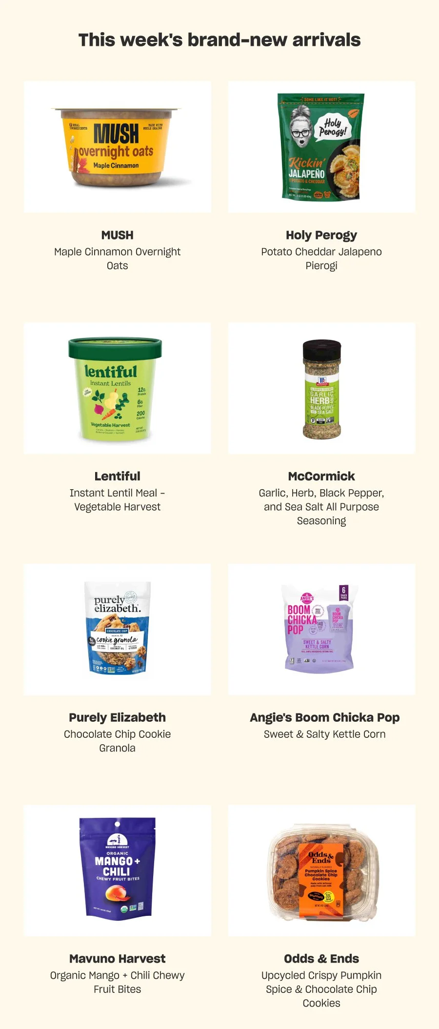 This week's brand-new arrivals
