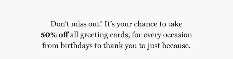 Shop Card Sale