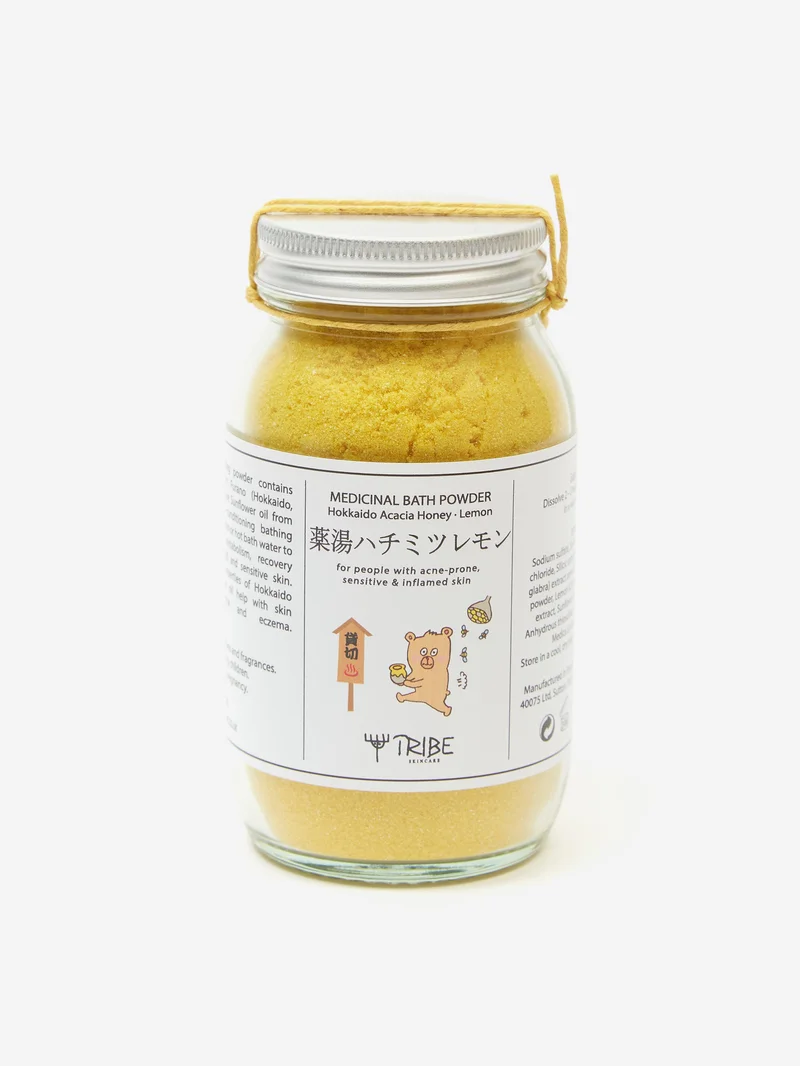 Image of Tribe Japanese Bath Powder - Hokkaido Honey & Lemon