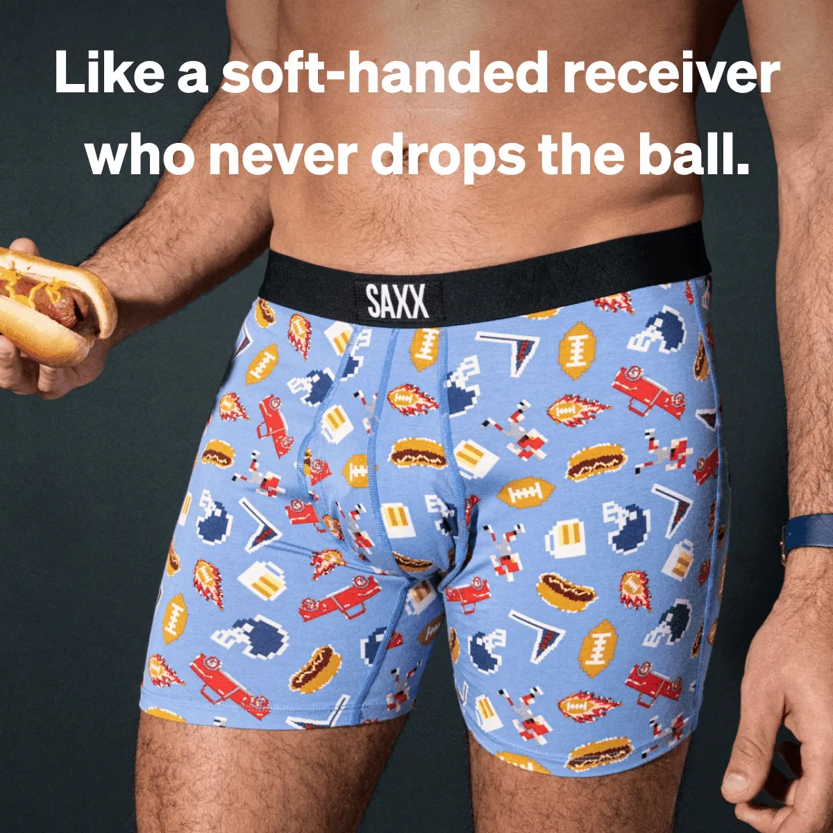 Like a soft-handed receiver who never drops the ball.