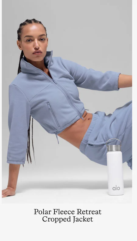 POLAR FLEECE RETREAT CROPPED JACKET