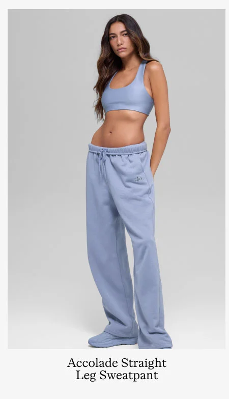 ACCOLADE STRAIGHT LEG SWEATPANT