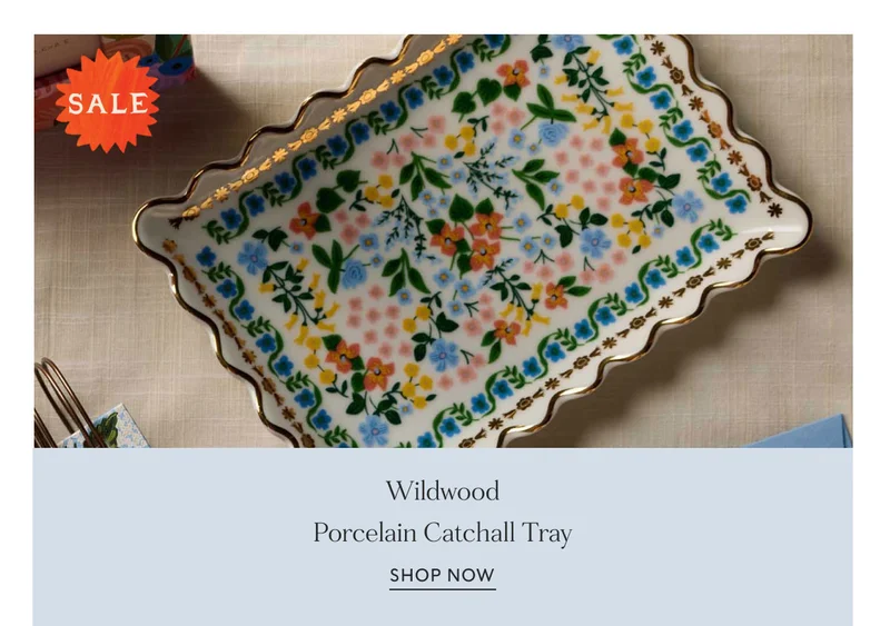 Wildwood Porcelain Catchall Tray SHOP Now