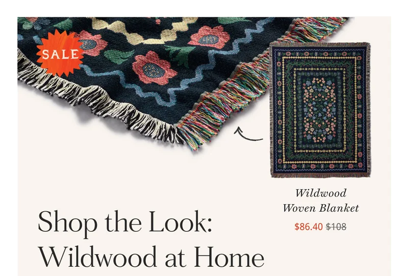 Shop the Look: Wildwood at Home Wildwood Woven Blanket