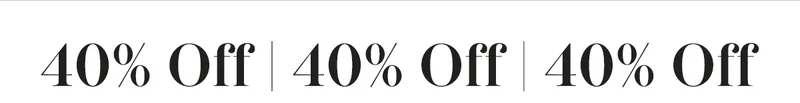 40% Off