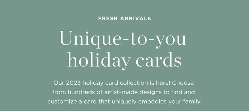 Unique-to-You Holiday Cards