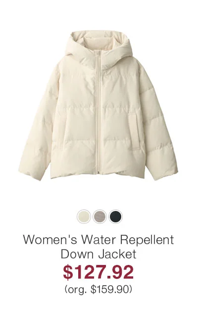 Shop Women's Water Repellent Down Jacket