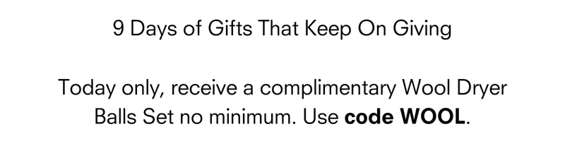 Redeem with code WOOL