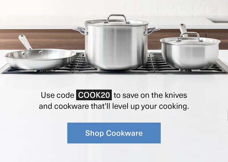 Save 20% on Cookware with Code discount code
