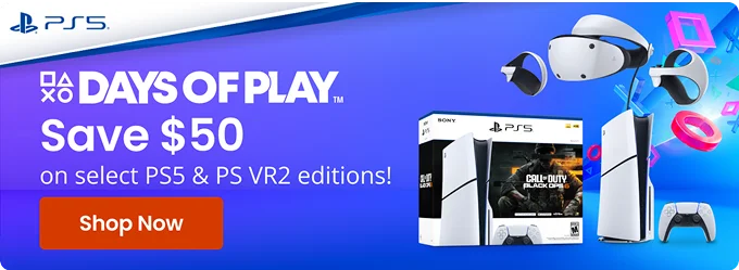 Save $50 on select PS5 & VR2 editions! Shop Now