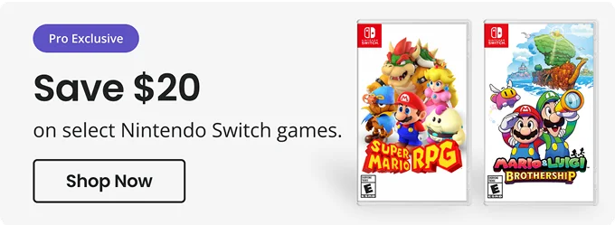 Save $20 on select Nintendo Switch Games. Shop Now