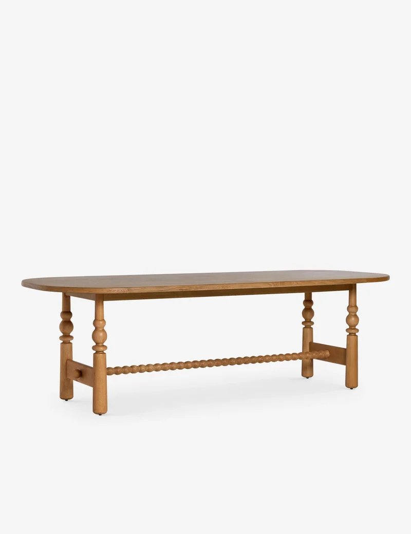 Image of Blume Oval Dining Table, Natural