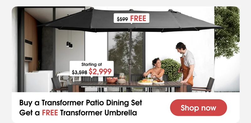 Transformer Patio Dining Set