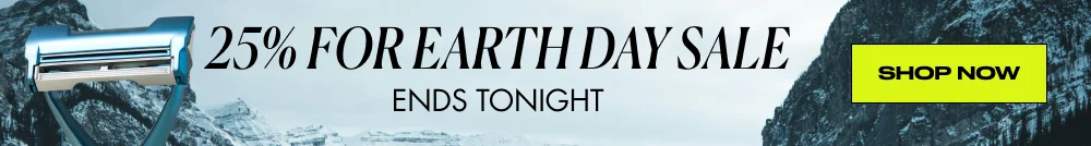 25% For Earth Day Sale Ends Tonight