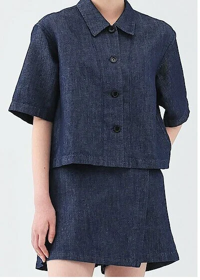 Shop Women's Hemp Blend Denim Skort