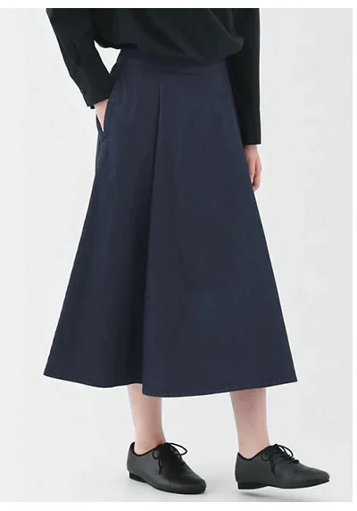 Shop Women's Stretch Light Oz Denim Flared Skirt
