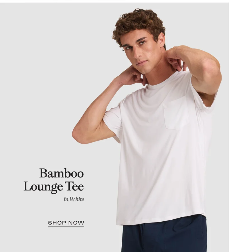 Men's Bamboo Lounge Tee - Shop Now