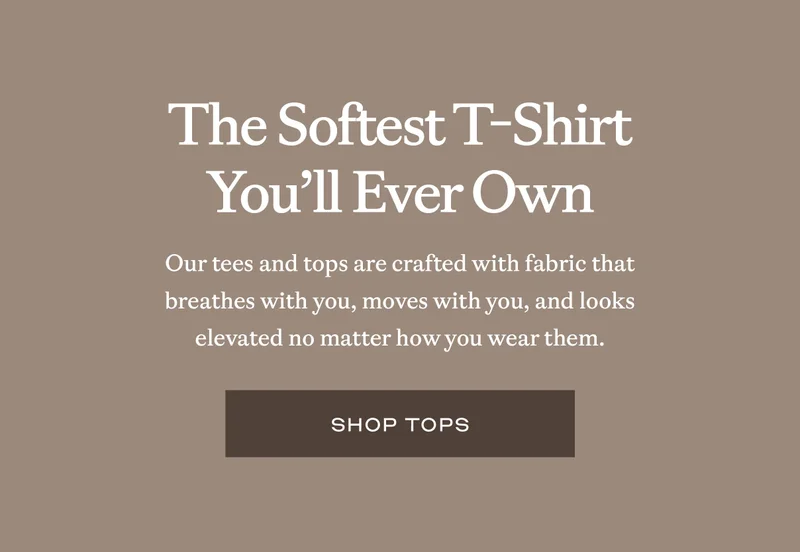 The Softest T-Shirt You'll Ever Own: Shop Tops
