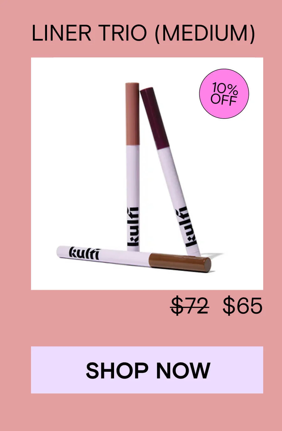 Lip Liner Trio (Medium)
