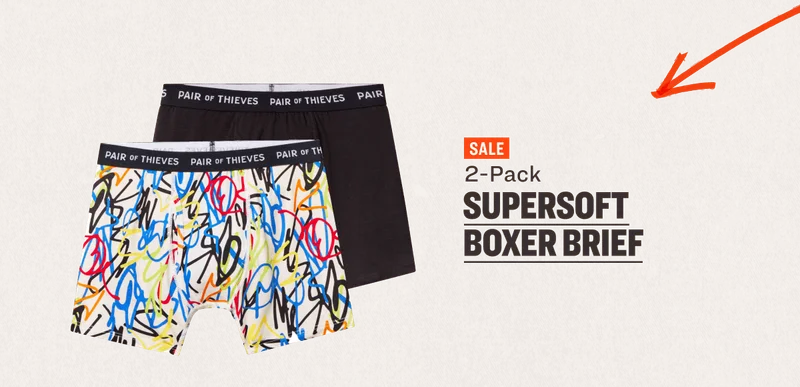SALE 2-Pack SuperSOFT Boxer Brief