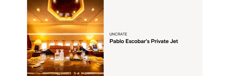 Pablo Escobar's Private Jet