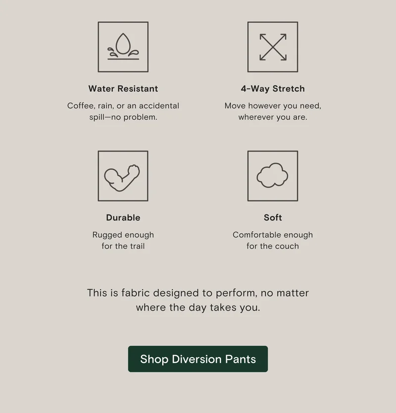 Shop Diversion Pants