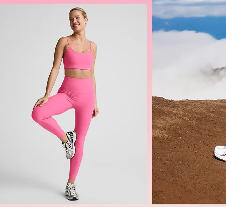 Spacedye™ Caught In The Midi High Waisted Legging in Luscious Pink Heather