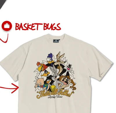 Looney Tunes The Folks Oversized Tee