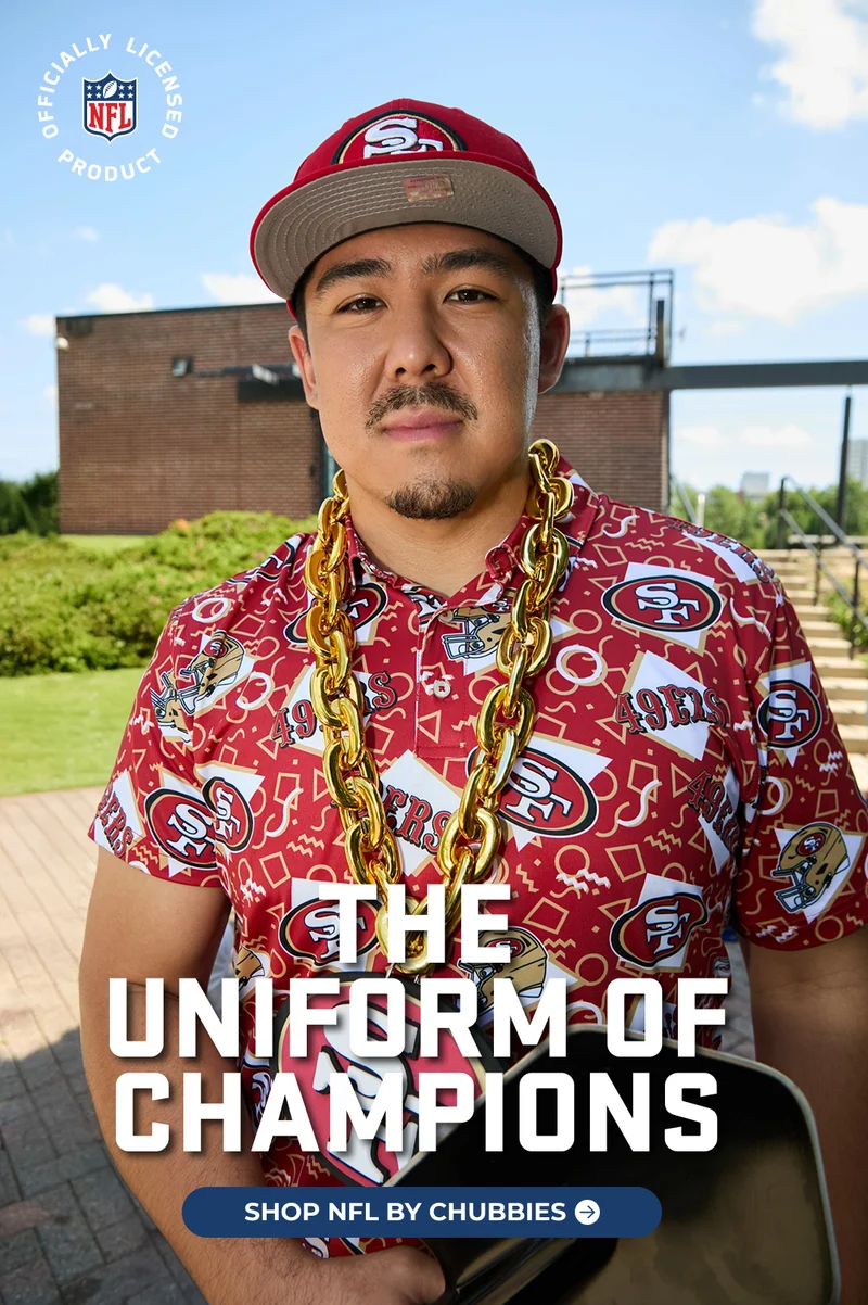 THE UNIFORM OF CHAMPAIONS: The NFL by Chubbies Collection